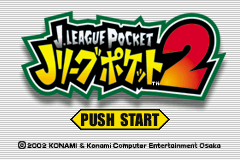 J-League Pocket 2 Title Screen